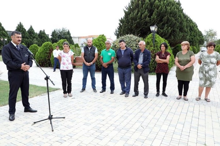 Goranboy sakinlərinin müraciətləri "Açıq mikrofon"da qeydə alındı - FOTO